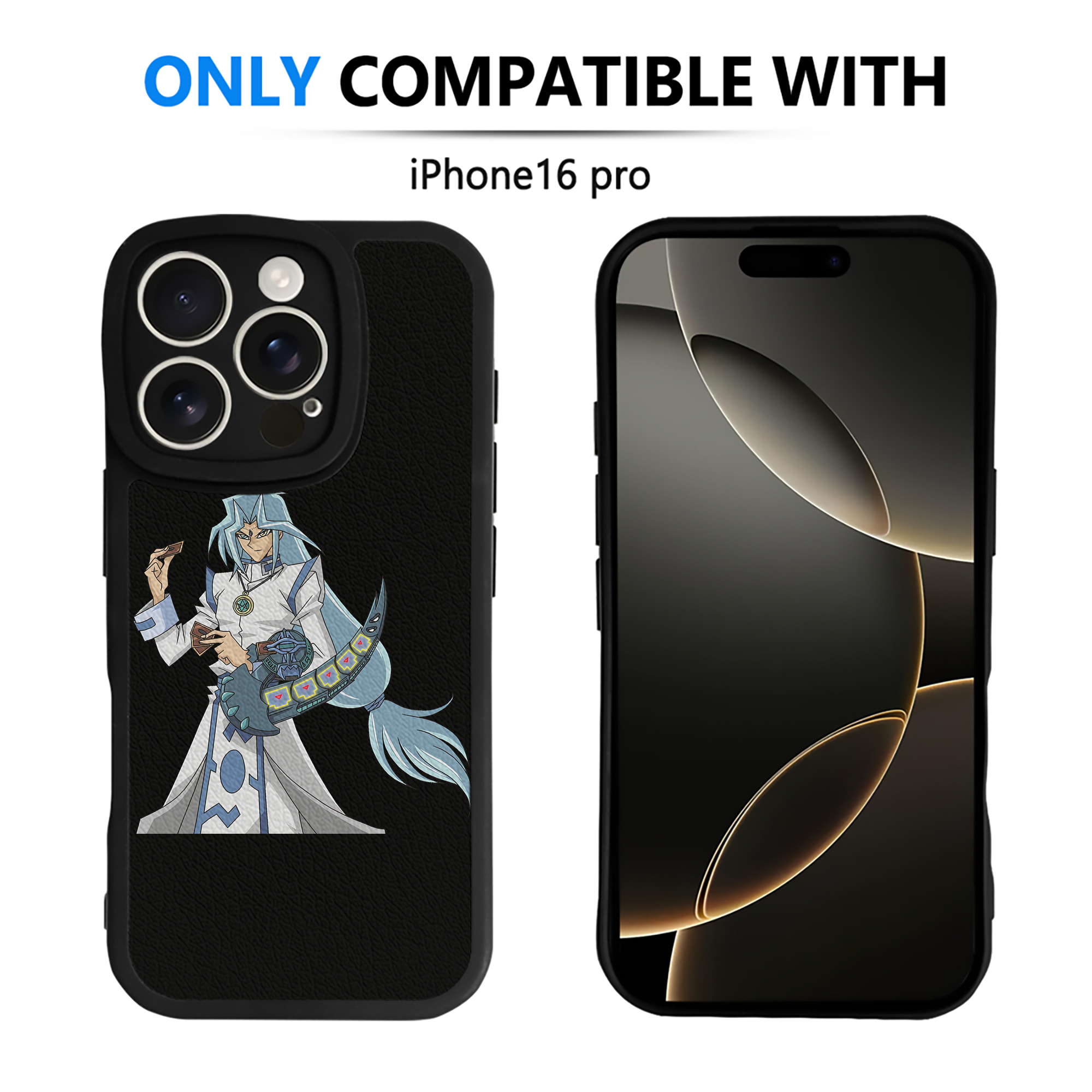 遊☆戯☆王 Yu-Gi-Oh! 【iPhone 16シリーズ対応】シリコンスマホケース（レザー調） 材質：シリコン